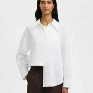 Selected femme 16099876 cleo overs linen whit