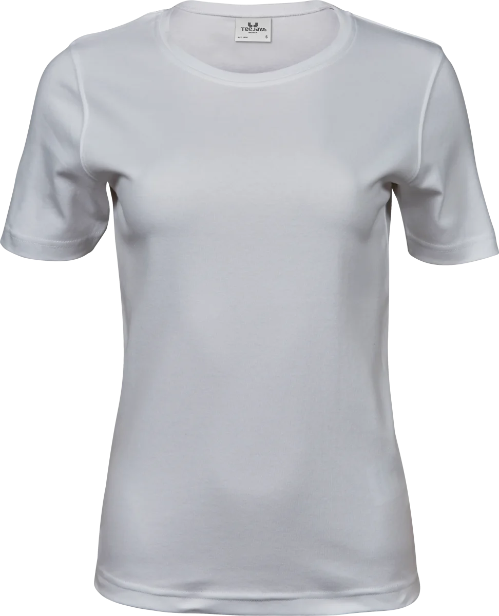 Interlock Tee Dame - Hvid - Teejays 580