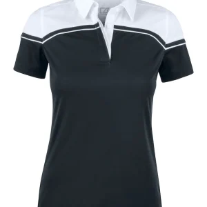 Seabeck Polo, Dame, Sort/Hvid- CUTTER & BUCK 354429