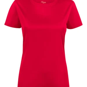 Run T-shirt Dame, Rød - PRINTER 2264026