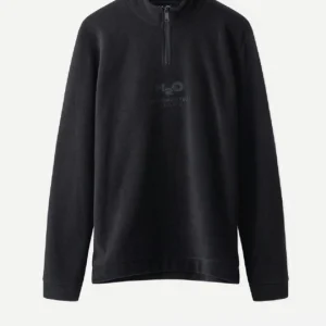 Blåvand II Fleece Half Zip -  Black