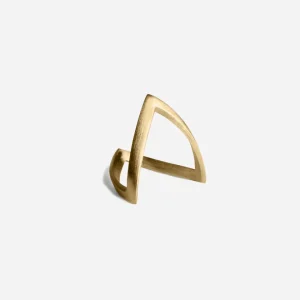V Ring - Gold Plated