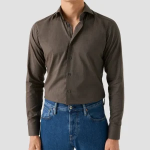 ETON Solid Signature Flannel Shirt Normal Fit